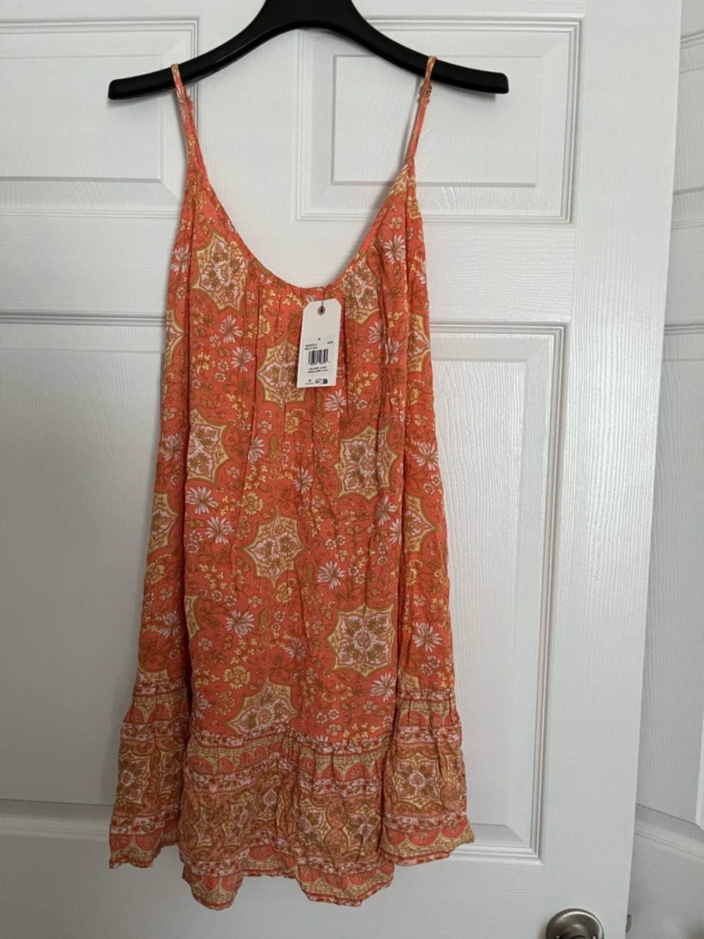 Billabong Orange Paisley-print Swim Coverup
